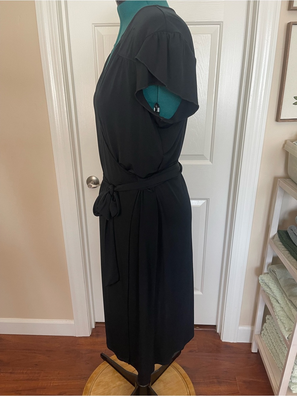 Merona Black wrap dress XXL - Picture 10 of 16